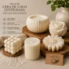 CERA DE COCO TIPO DURA 1KG - LENTILHADA - SOLVEN - Imagem 2