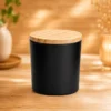 Copo de Vidro Para Vela 200ml Preto Fosco - (UN) - Imagem 3