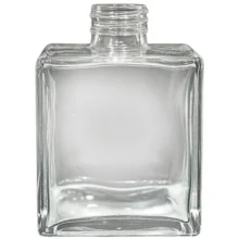 FRASCO CUBO 250ML TRANSPARENTE  ROSCA 28/410 VIDRO