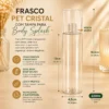 Frasco Pet 220ml Body Splash Cristal Sem Spray - Rosca:24/410 - Imagem 2