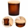 Copo de Vidro Para Vela 200ml Ambar Fosco - (UN)