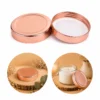 TAMPA LUXO DE METAL 70MM - BRONZE ( ROSE GOLD )