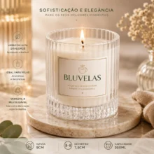 Copo p/Vela Granada Cristal 200ml - (UN)