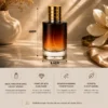 Porta Perfume 100ml c/Tampa Frizada Degrade Ambar - (UN) - Imagem 2